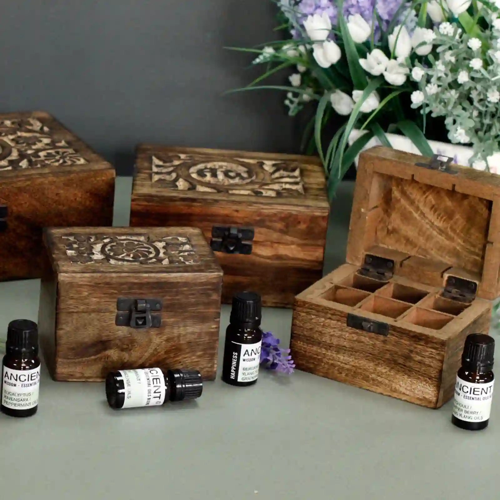 Mango Aromatherapy Box - Floral (holds 24) - Image 3