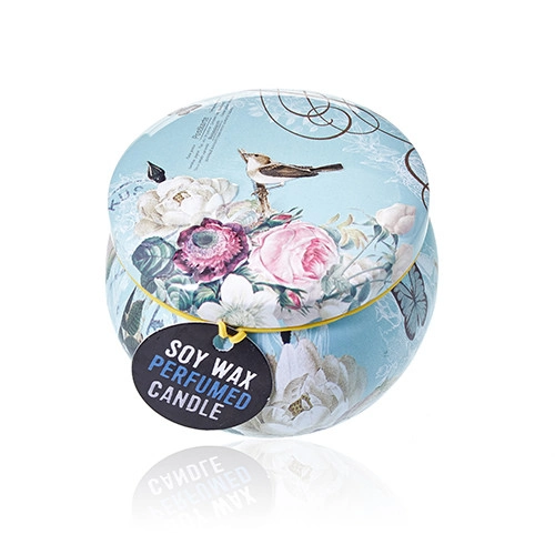 Art Tin Candle - Assorted Design - Parisian Weekend - Peonies - Image 3