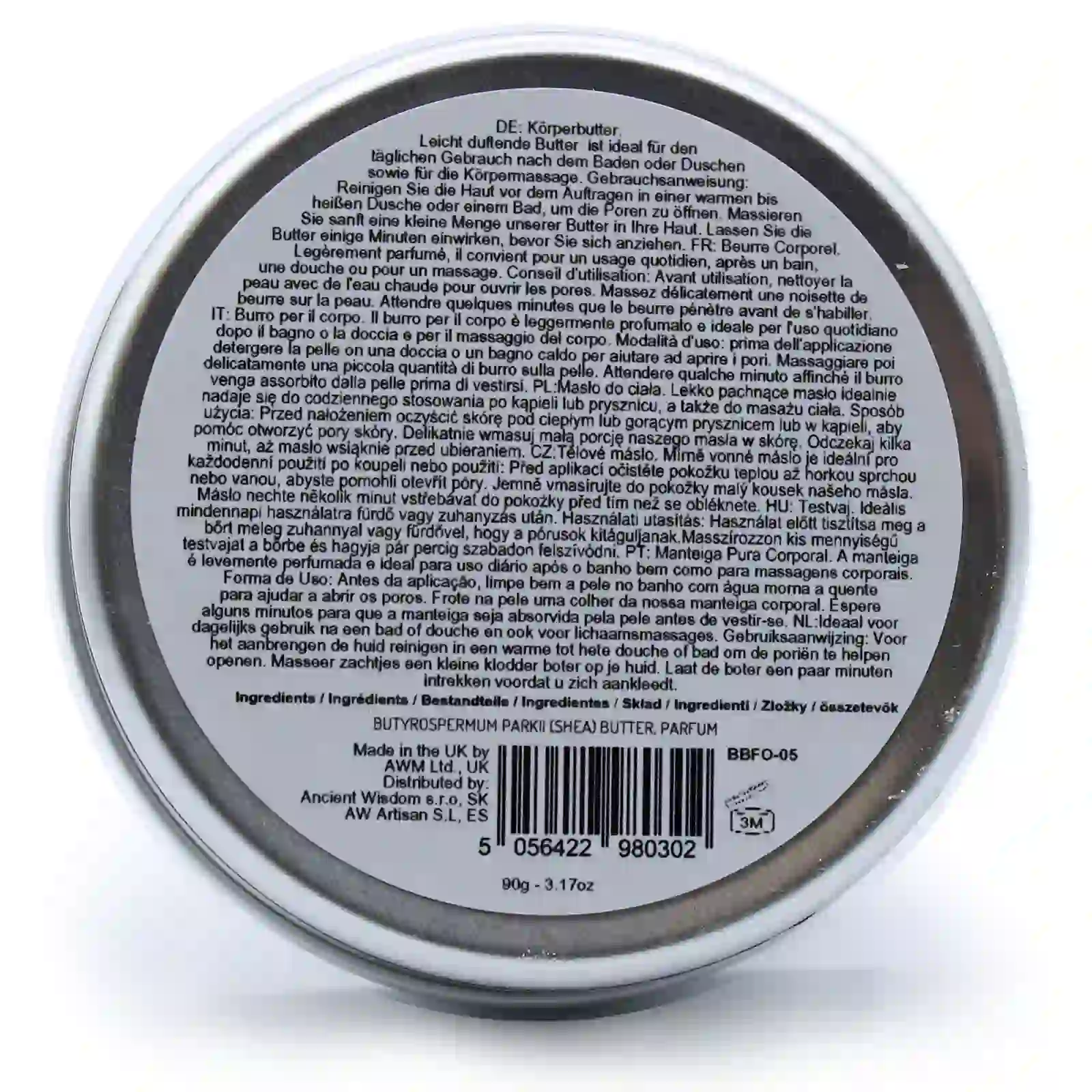 Scented Shea Body Butter 90g - Sweet Strawberry - Image 3