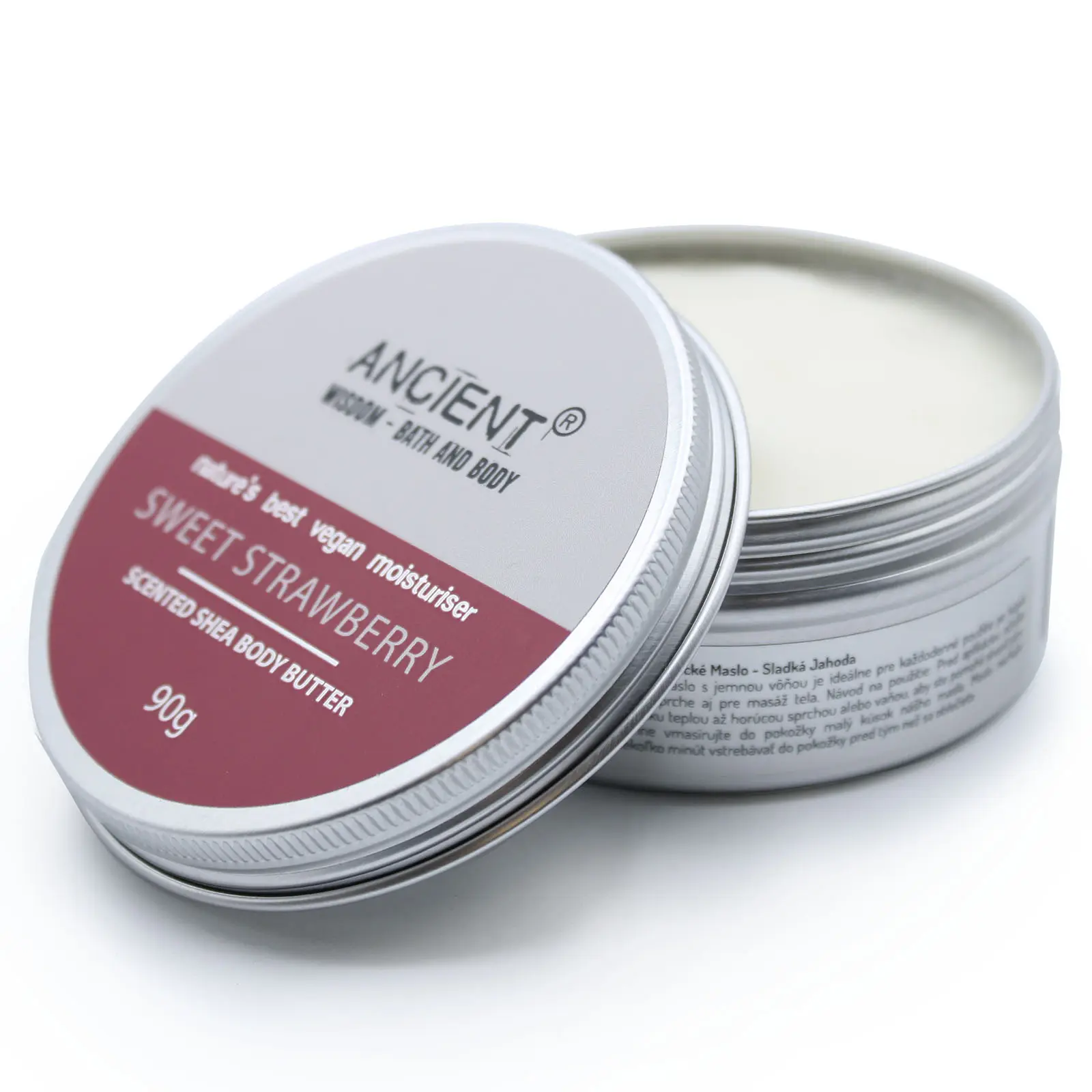 Scented Shea Body Butter 90g - Sweet Strawberry - Image 2