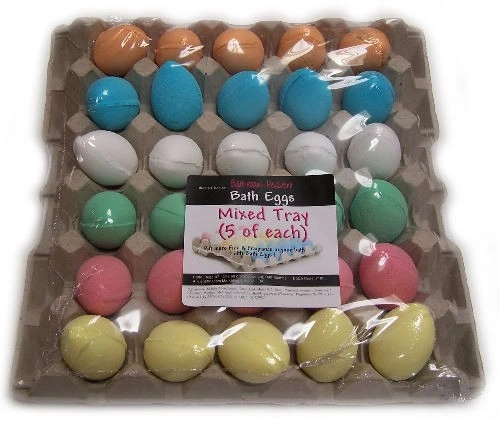 30 x Bath Eggs in a Tray - Mixed Tray - Image 2