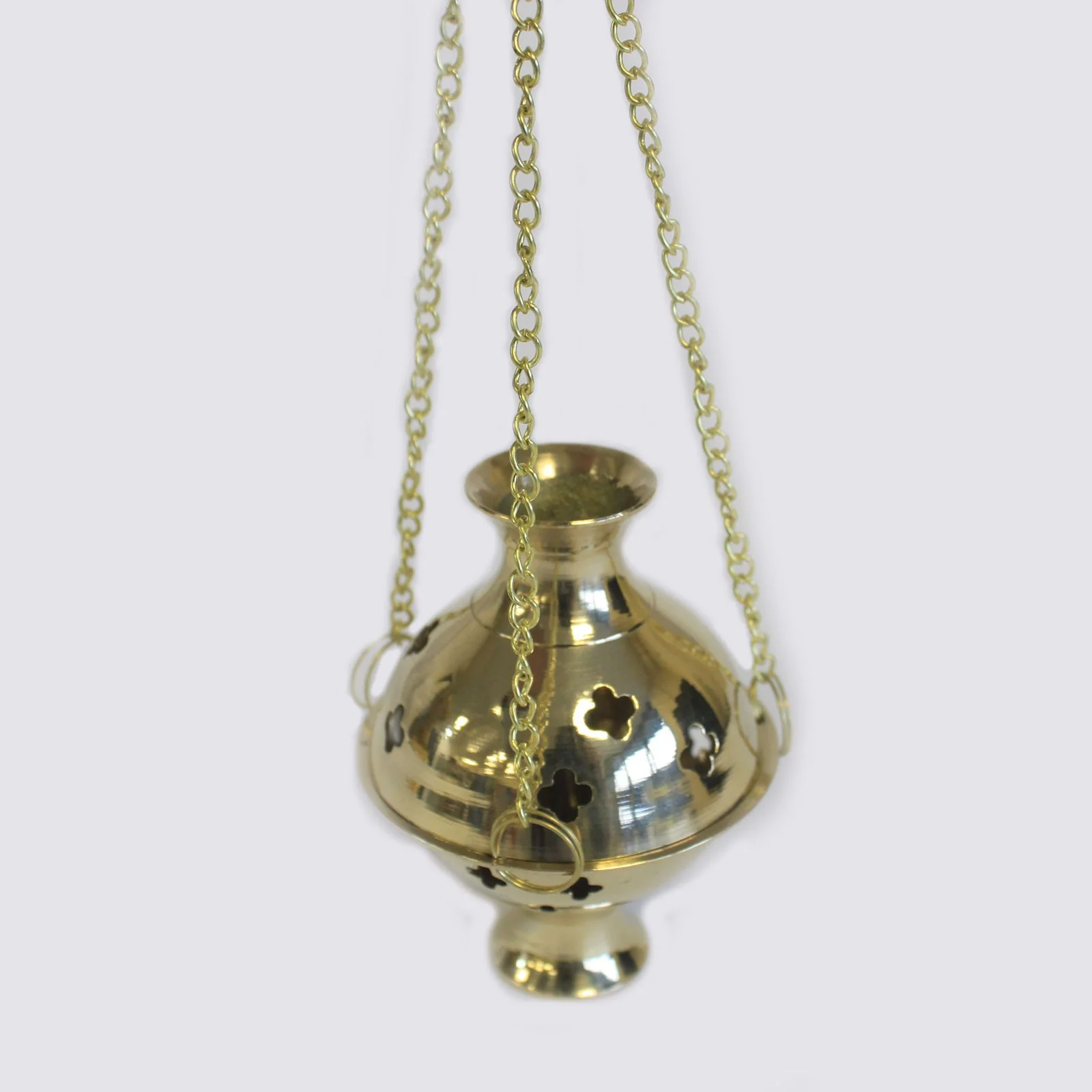 Hanging Brass Incense Burner - Image 6