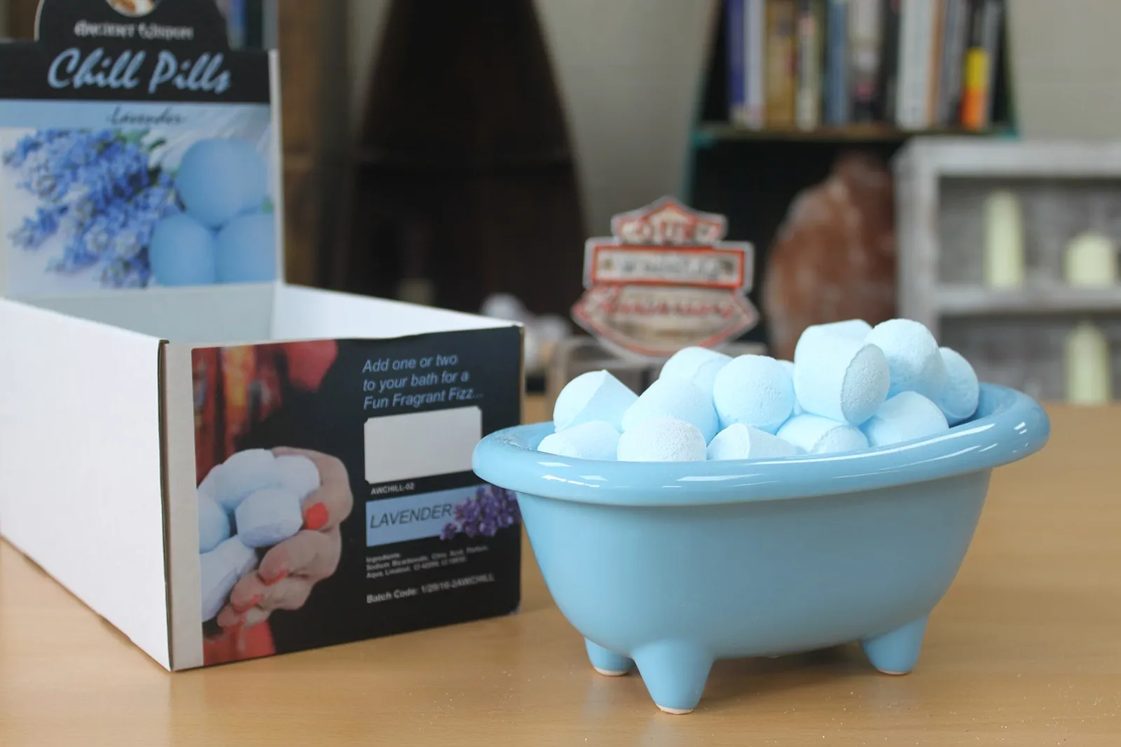 Ceramic Mini Bath - Baby Blue - Image 3