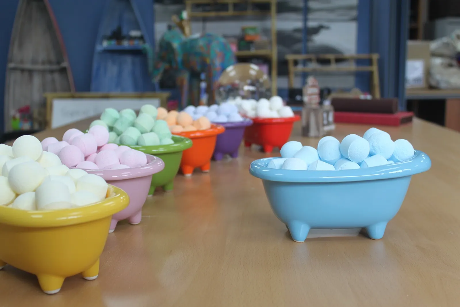 Ceramic Mini Bath - Baby Blue - Image 2