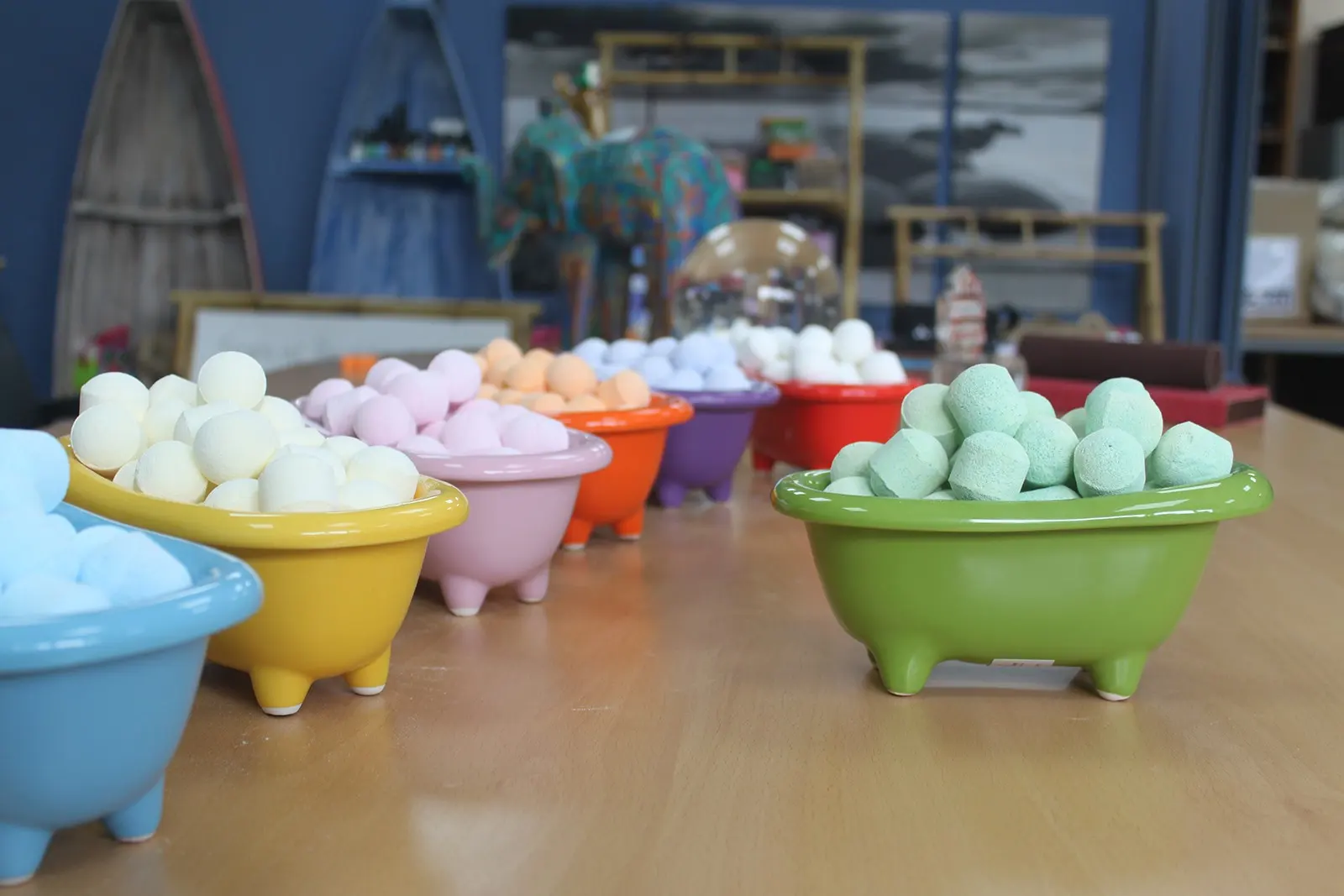 Ceramic Mini Bath - Green - Image 2