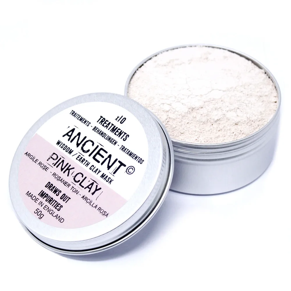 Pink Clay Face Mask 50g - Image 4