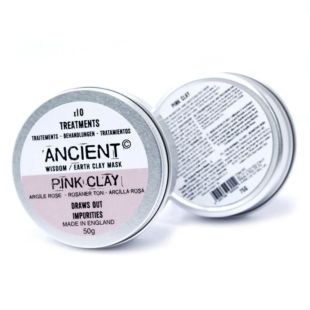 Pink Clay Face Mask 50g - Image 2