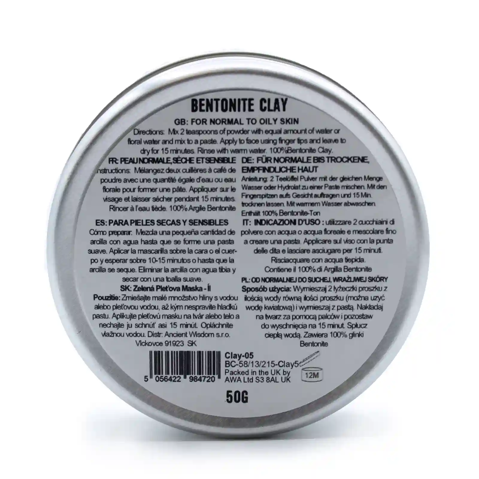 Bentonite Clay 50g - Image 2
