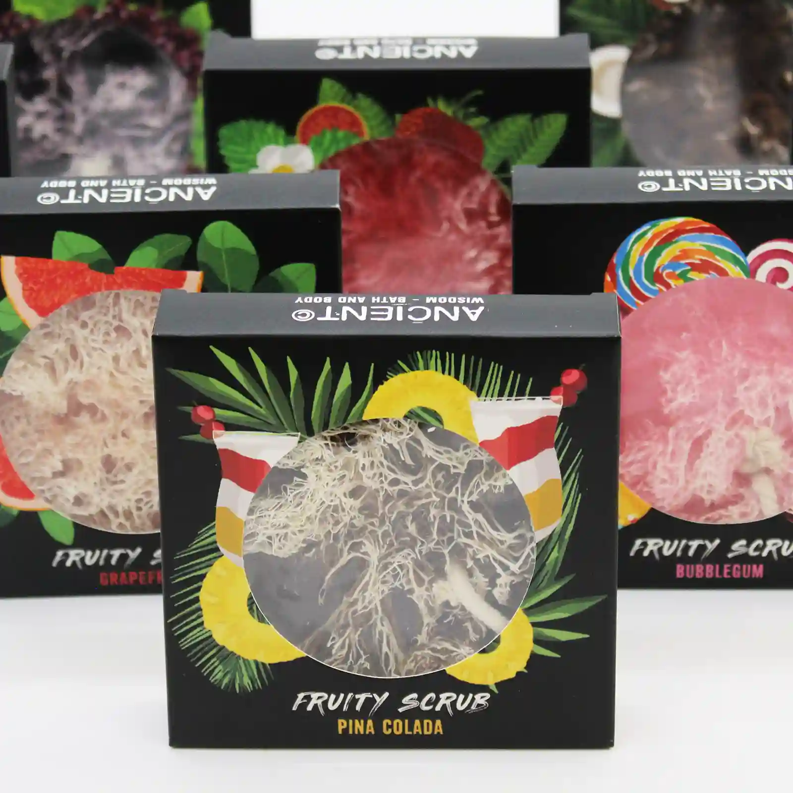 Fruity Scrub Soap on a Rope - Coconut - Image 3