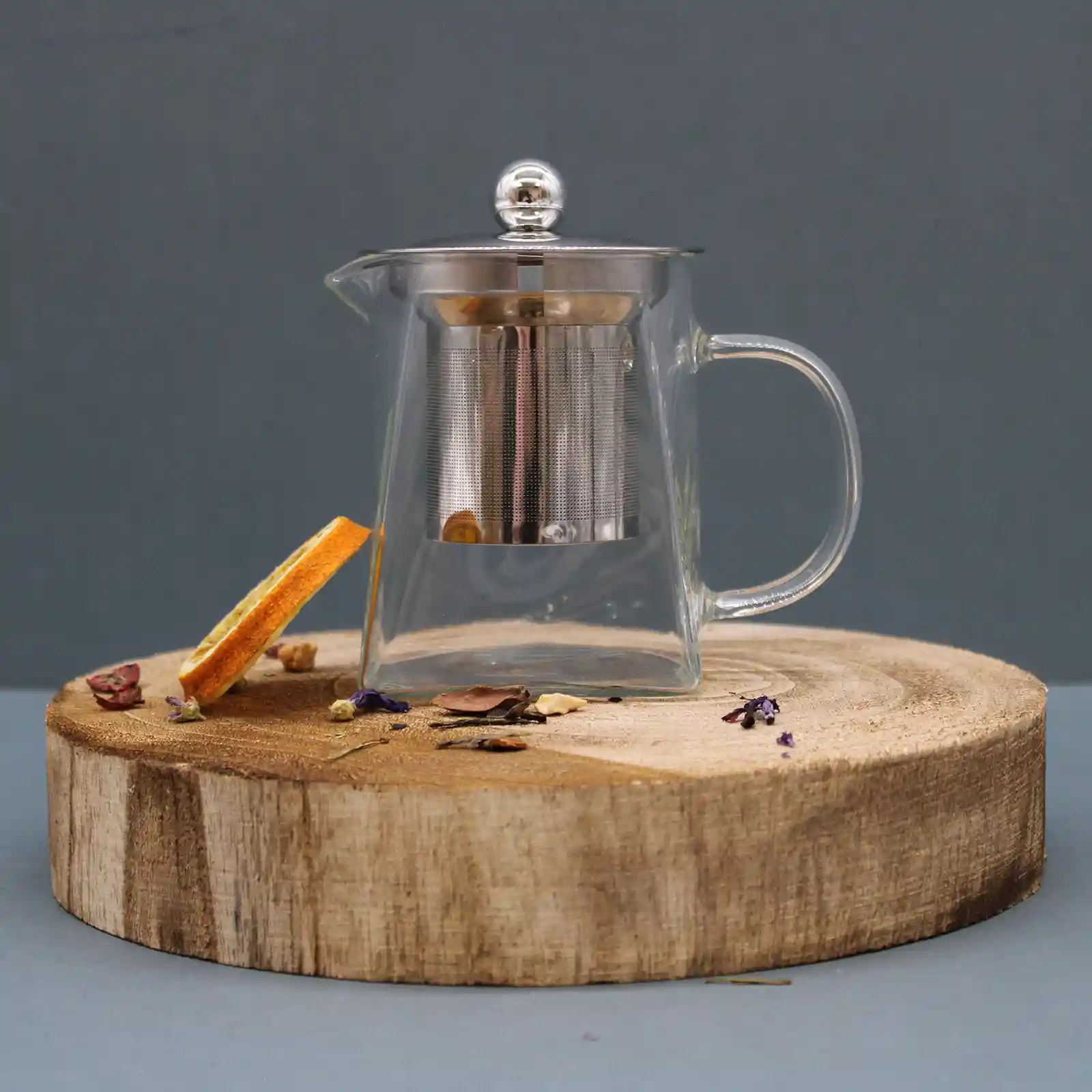 Glass Infuser Teapot - Tower Shape - 350ml - Image 6