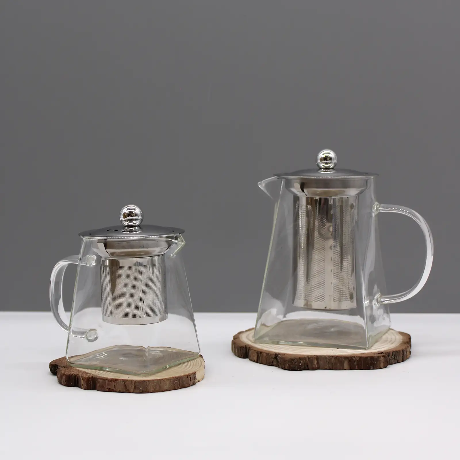Glass Infuser Teapot - Tower Shape - 350ml - Image 5