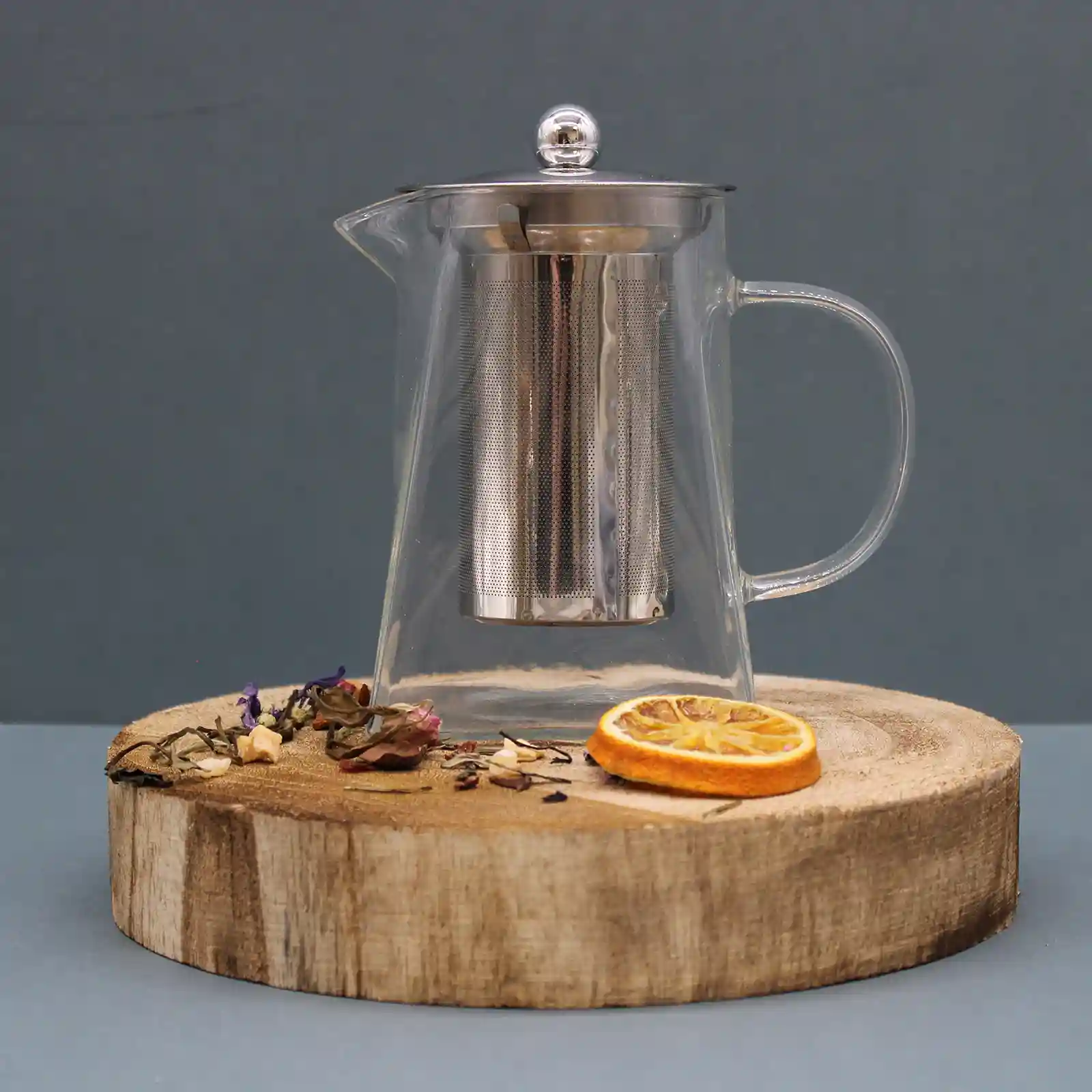 Glass Infuser Teapot - Tower Shape - 750ml - Image 6