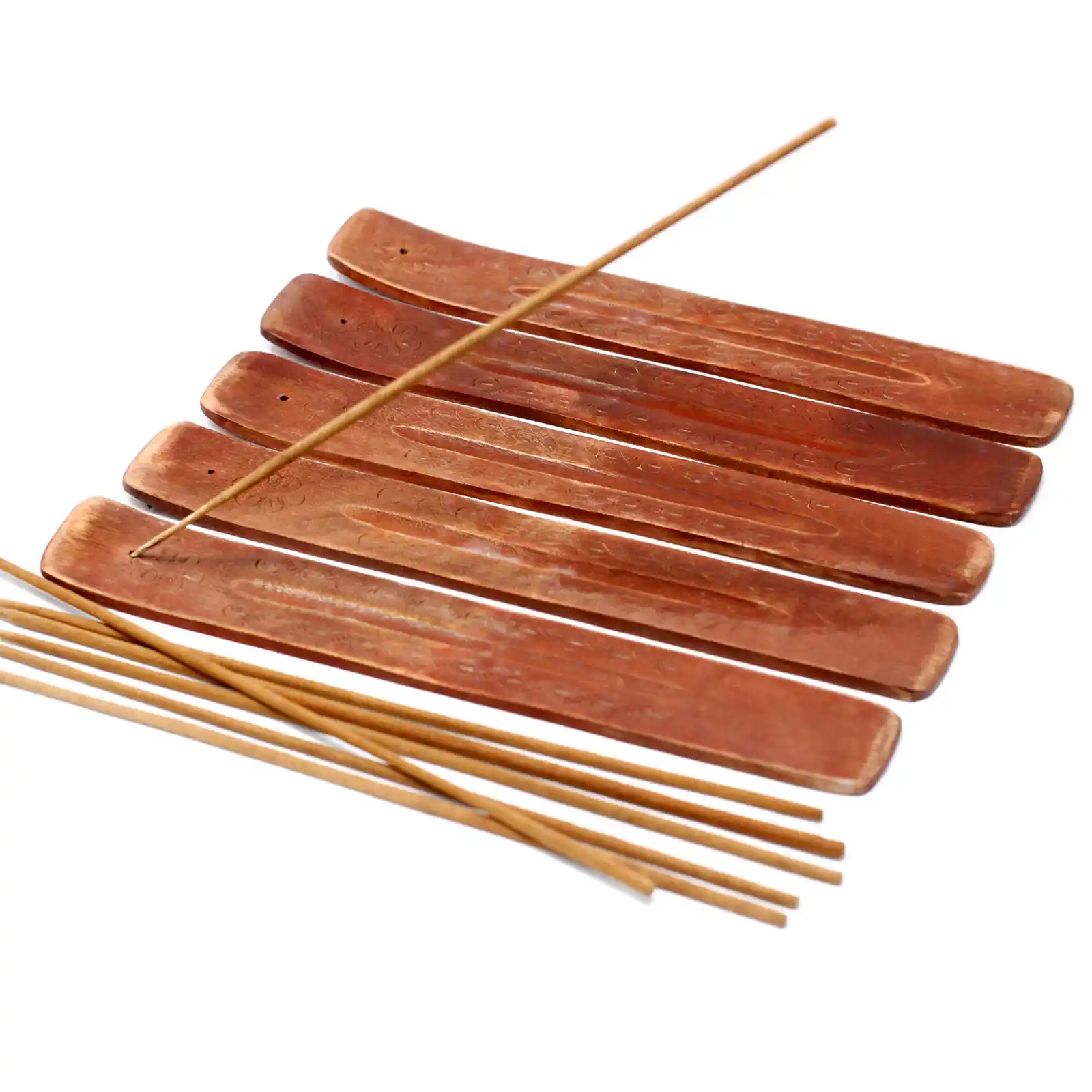 Carved Mango Wood Ashcatcher 10" - Image 2