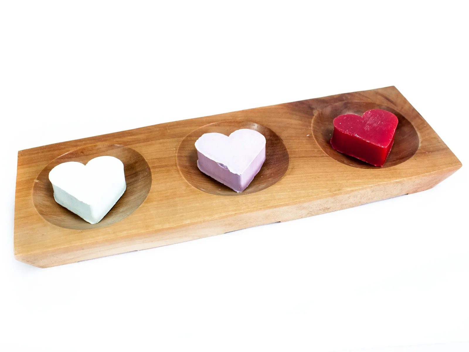Three Bay Mahogany Soap Dish - Image 5