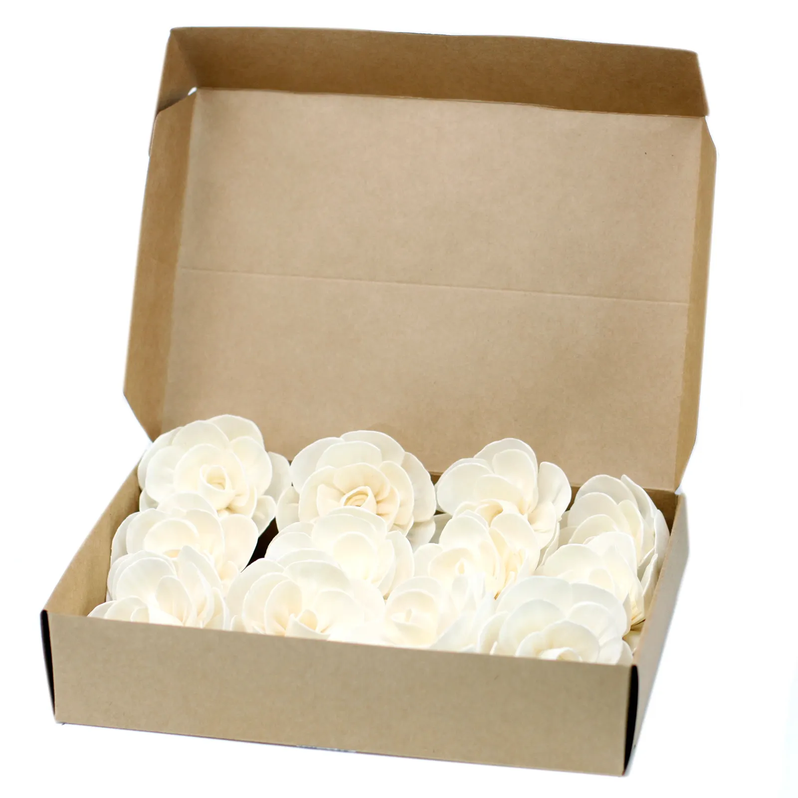 12 x Natural Diffuser Flowers - Lrg Lotus on String