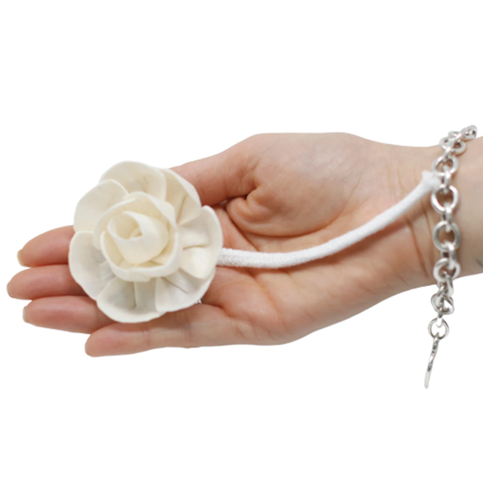 12 x Natural Diffuser Flowers - Small Lotus on String - Image 3