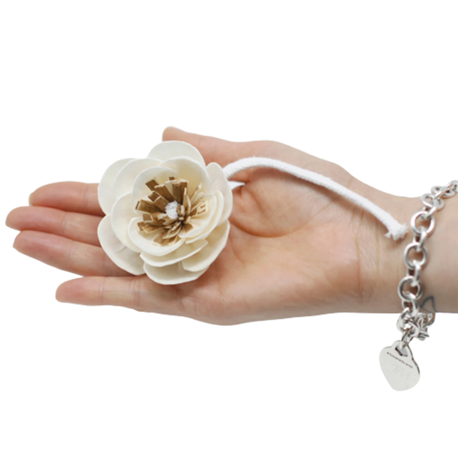 12 x Natural Diffuser Flowers - Small Poppy on String - Image 2