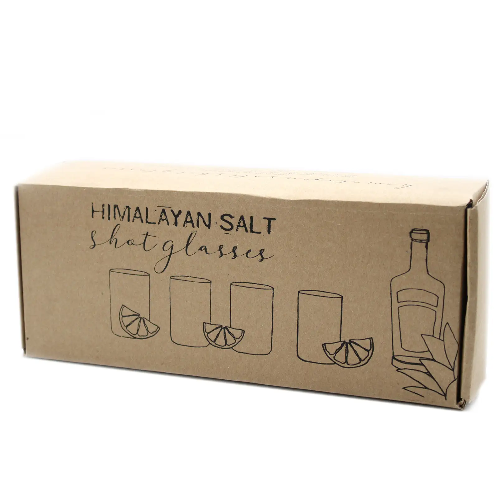 Set of 4 Himalayan Salt Shot Glasses & Wood Serving Stand - Image 8