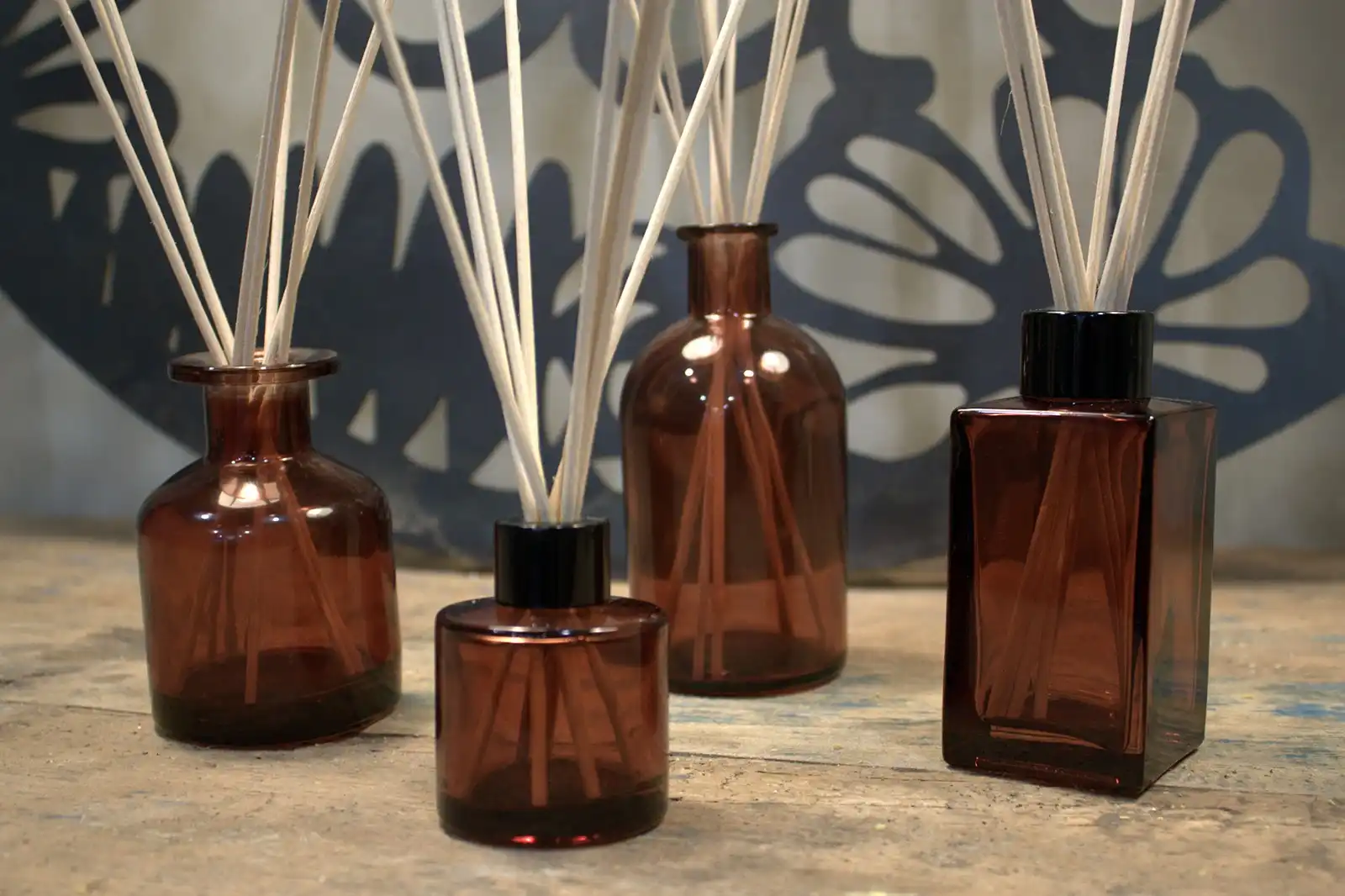 140 ml Round Alchemist Reed Diffuser Bottle - Brown - Image 2