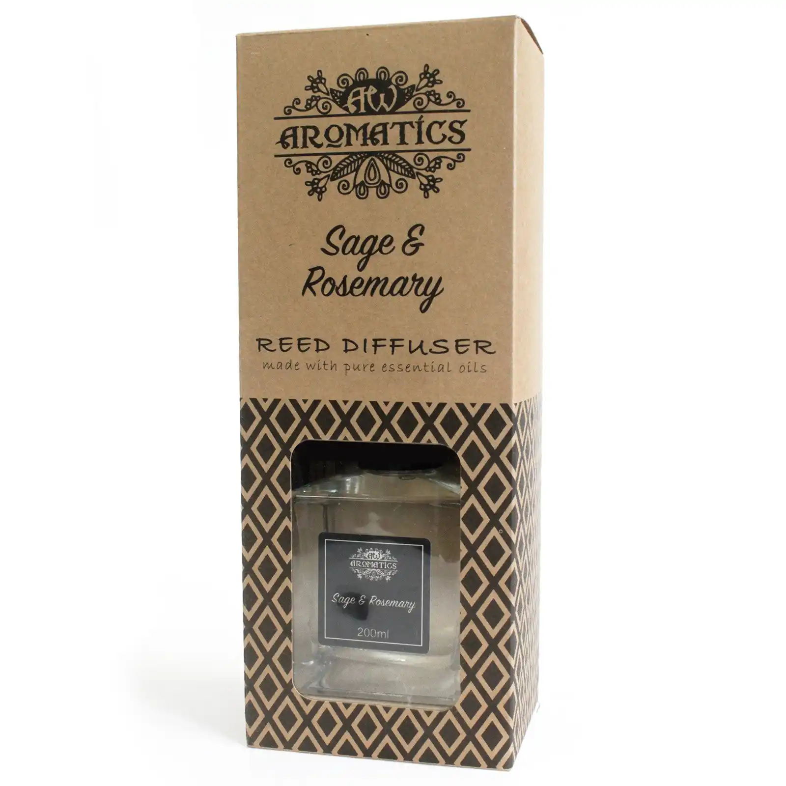 200ml Sage & Rosemary Essential Oil Reed Diffuser - Image 2