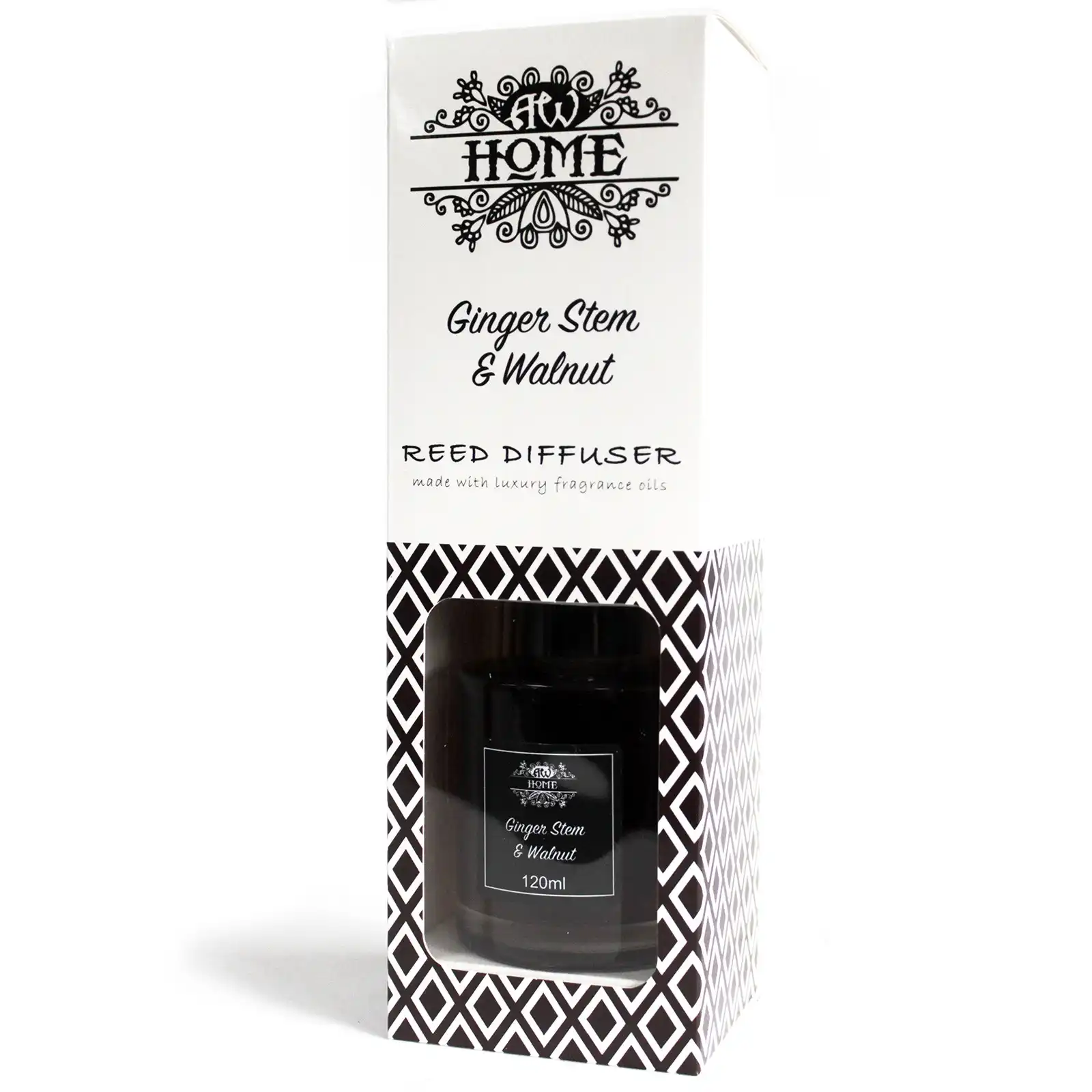 120ml Reed Diffuser - Ginger Stem & Walnut - Image 2