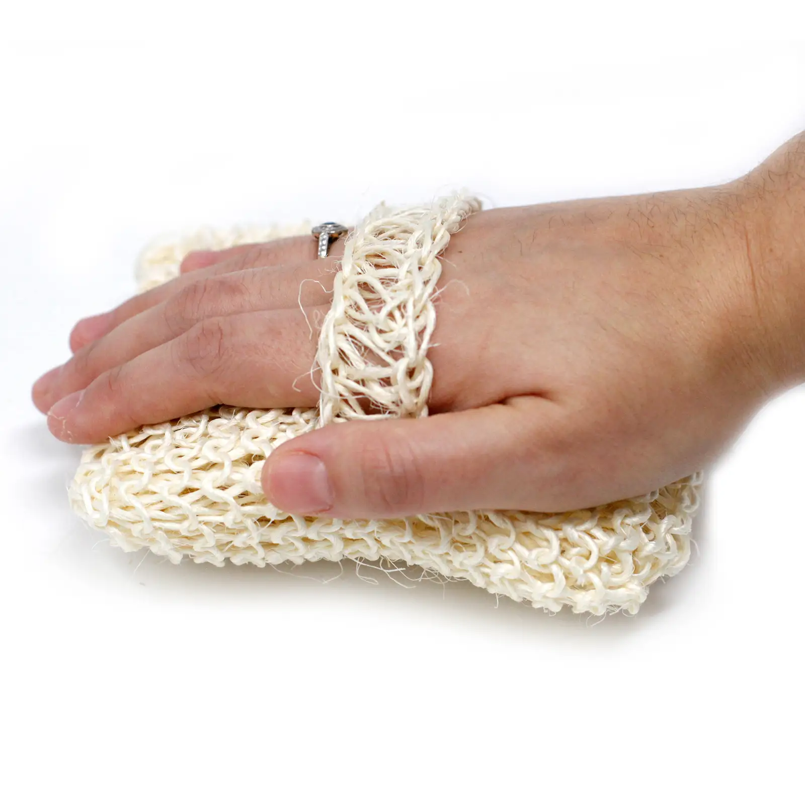 Sisal Sponge and Scrub - Extra Exfoliating Cushion - Image 3