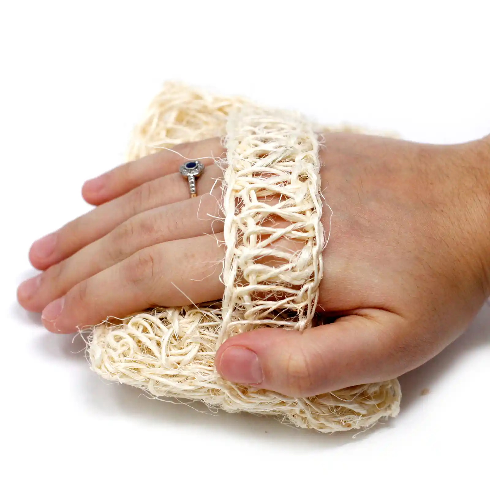 Sisal Sponge and Scrub - Soft Exfoliating Cushion - Image 2