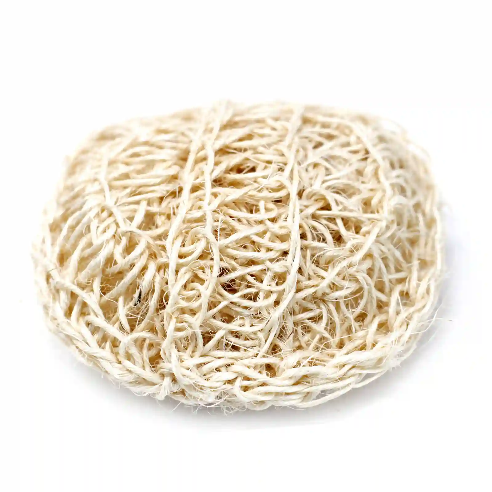Sisal Sponge and Scrub - Soft Round Exfoliating Cushion - Image 5