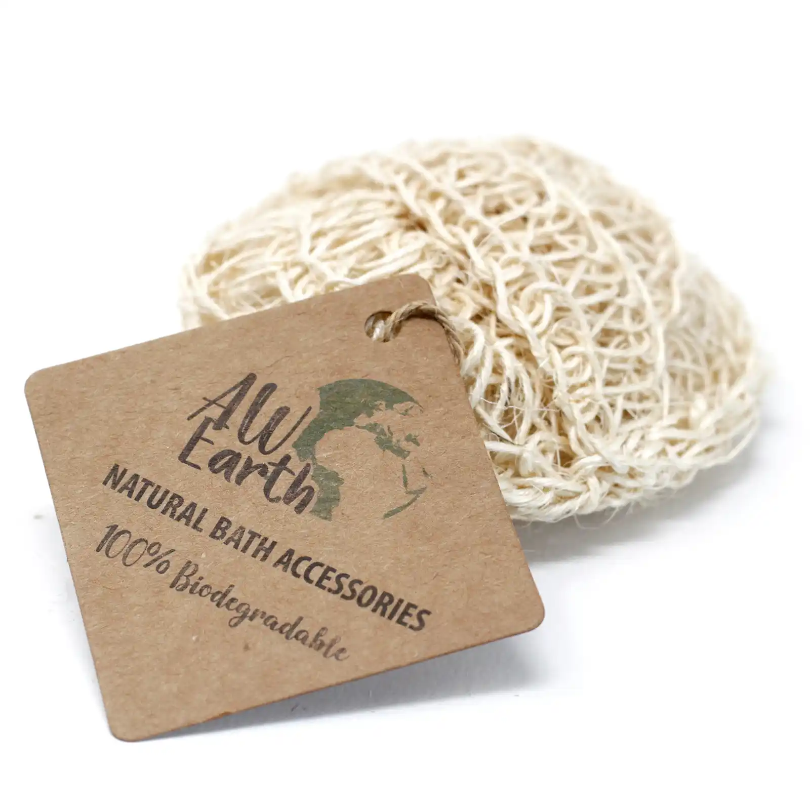 Sisal Sponge and Scrub - Soft Round Exfoliating Cushion - Image 4