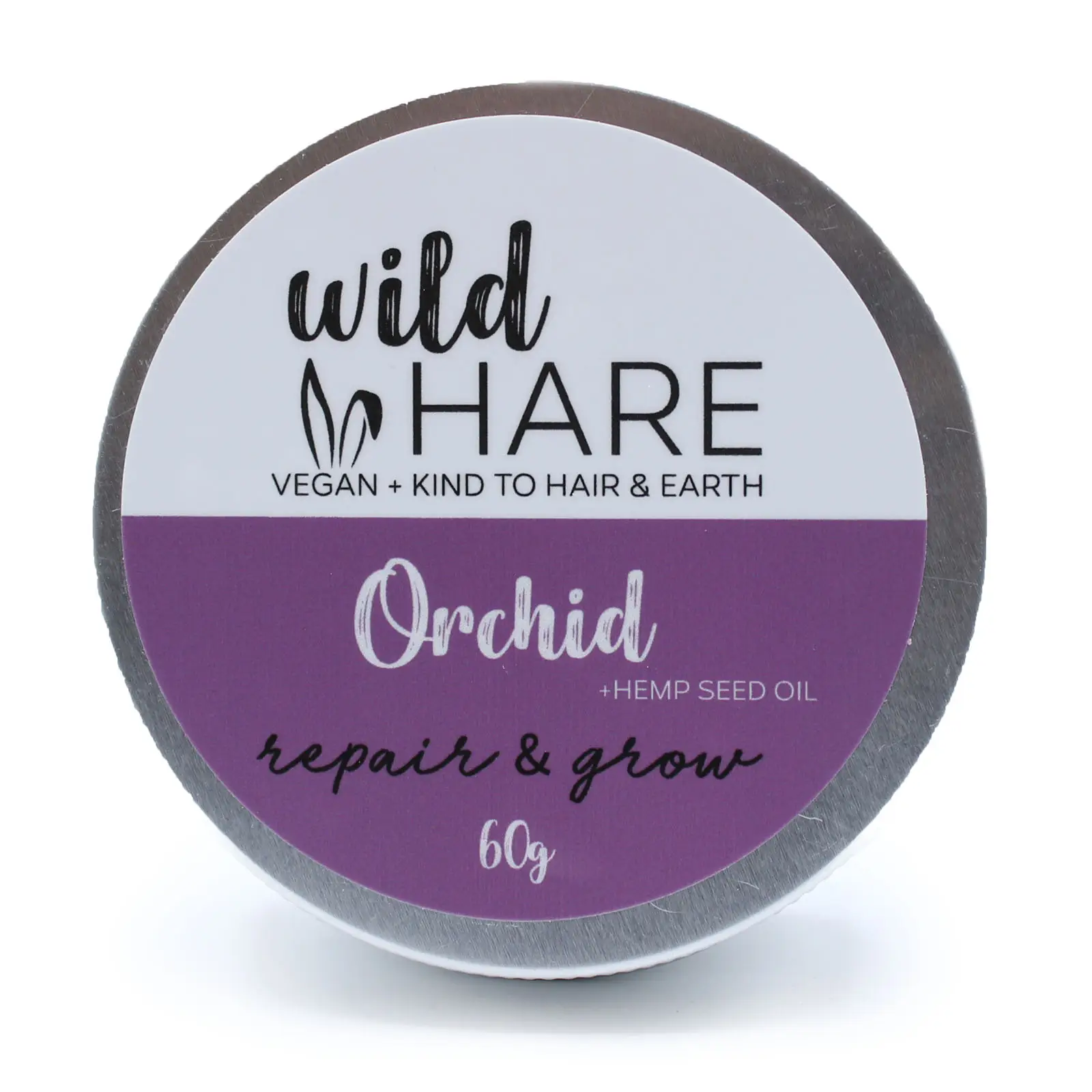 Wild Hare Solid Shampoo 60g - Orchid & Hemp Seed Oil